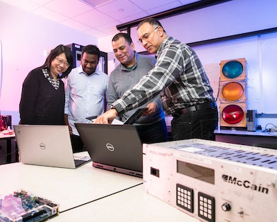 Paulo Costa with his team in the lab
