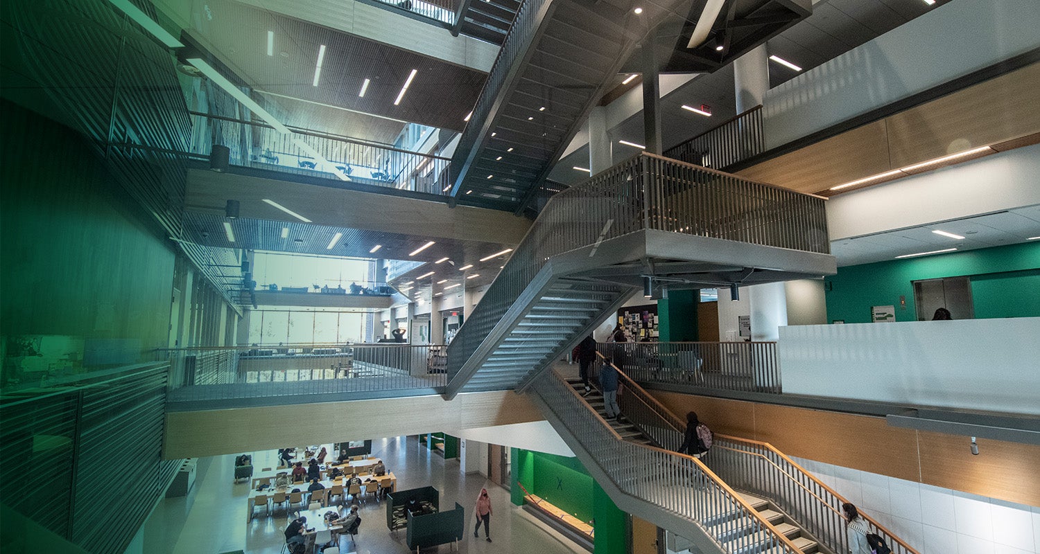 The interior of Horizon Hall