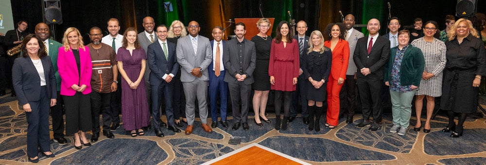 honorees at the Celebration of Distinction