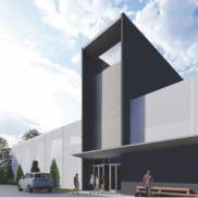 The exterior of George Mason's new student activities building